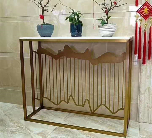 不銹鋼裝飾管桌子